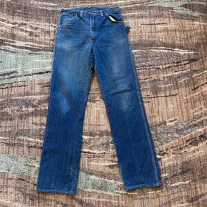 Men's Vintage 80's Washington Dee Cee Denim Work Wear Blue Jeans Sz 30 x 32 USA